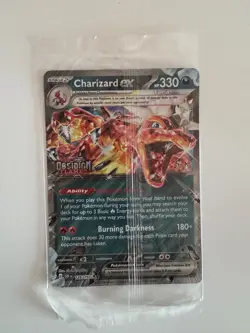 Charizard ex 125 Jumbo Card Obsidian Flames Pokemon Promo EU Exclusive Oversize! - Image 3