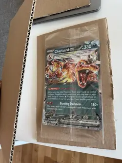 Charizard ex 125 Jumbo Card Obsidian Flames Pokemon Promo EU Exclusive Oversize! - Image 5