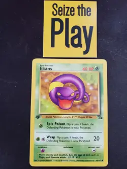 Pokemon TCG 1x SP 1st Edition Ekans - Fossil (46/62) x1 [Listing 1/2] - Image 1