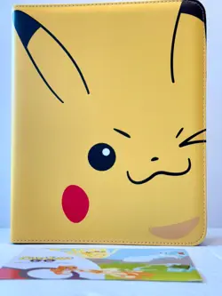 NEW~Pokemon Large Quality Binder (400+ Cards) Zipper Closure~w/Strap NICE! - Image 4