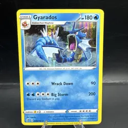 Gyarados 040/192 LP/NM Holo Rebel Clash Near Mint Foil Pokemon TCG Card 40/192 - Image 1