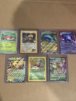 Random Lot of Pokemon Cards - Vintage to Modern - 7 Total - Image 1