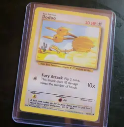 Doduo Base Set 1999 Pokemon Card Common 48/102 Lightly Played LP - Image 1