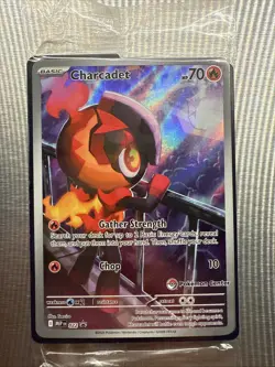 Phantasmal Flames Pokemon Center Stamped Charcadet 022 IR Promo & More - Image 2