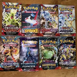 Pokemon TCG Mystery Bundle - 3 Booster Packs PLUS One Japanese Booster Pack - Image 1