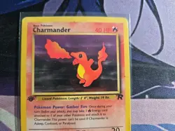 2000 Pokemon Team Rocket 1st Edition #50/82 Charmander - Image 3