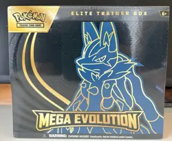 MEGA EVOLUTION LUCARIO Elite Trainer Box ETB Pokemon New Sealed TCG (tear) - Image 1
