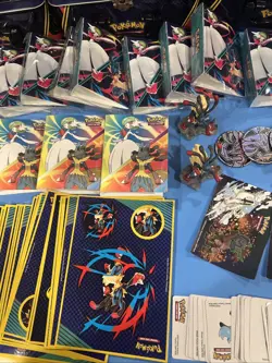 Large lot of Pokemon trading card game tins and accessories - Image 5