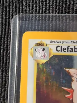 Pokemon TCG Clefable Jungle 1/64 Holo Rare Unlimited LP - Image 3