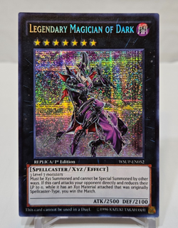 Legendary Magician of Dark WSUP-EN052 Prismatic Secret Rare 1st Ed Yugioh 7955 - Image 1