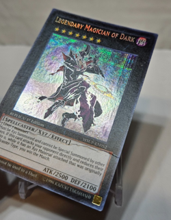 Legendary Magician of Dark WSUP-EN052 Prismatic Secret Rare 1st Ed Yugioh 7955 - Image 2