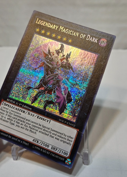 Legendary Magician of Dark WSUP-EN052 Prismatic Secret Rare 1st Ed Yugioh 7955 - Image 4