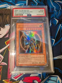 Yugioh Black Luster Soldier - Envoy of the Beginning IOC-025 Ultra Rare - PSA 6 - Image 1