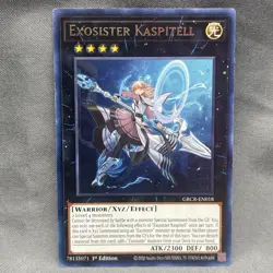 Yu-Gi-Oh! TCG Exosister Kaspitell GRCR-EN018 The Grand Creators 1st Edition Rare - Image 1
