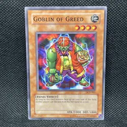 Goblin of Greed DCR-065 Common Unlimited YuGiOh Card LP - Image 1