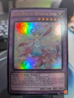 YuGiOh! Bloom Diva The Melodious Choir CROS-EN040 Ultra Rare 1st Ed - Image 1