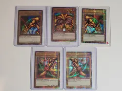 Yugioh Exodia The Forbidden One Complete 5 Card Set TN23-EN002 QCR - Image 1