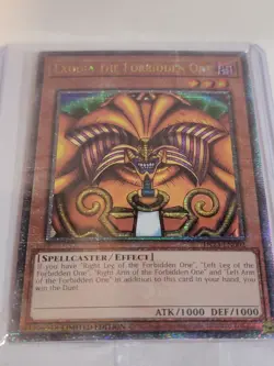 Yugioh Exodia The Forbidden One Complete 5 Card Set TN23-EN002 QCR - Image 4