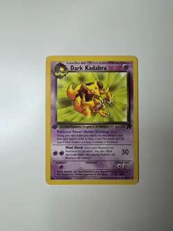 Pokemon Card - Dark Kadabra Team Rocket 39/82 1st Edition - Image 1