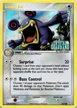 Loudred - 23/100 - Pokemon Crystal Guardians Reverse Holo Card NM - Image 1
