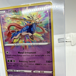 Zacian Amazing Rare Pokemon Card - Vivid Voltage - 82/185 - M! - Image 2