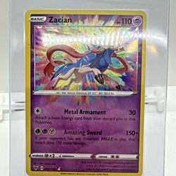 Zacian Amazing Rare Pokemon Card - Vivid Voltage - 82/185 - M! - Image 3