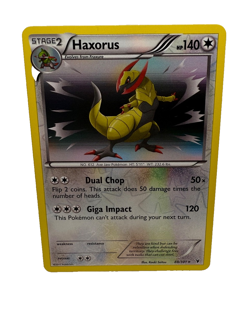 Haxorus 88/101 Rare Black & White Noble Victories Reverse Holo Pokemon Card TCG - Image 1