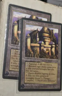 Italian MTG Hammerheim Magic The Gathering Card - Image 1
