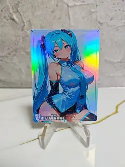 Hatsune Miku Trading Card Waifu Goddess Story Anime Girl holo Karte Manga - Image 1