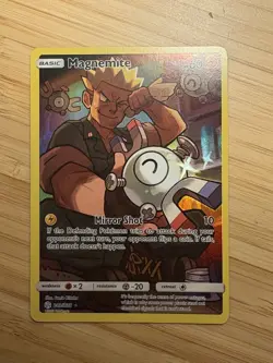 Magnemite (242/236) Sun & Moon Cosmic Eclipse Secret Rare Pokemon Card! - Image 1