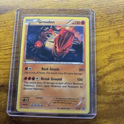 Groudon XY52 Black Star Promo - Holo - Pokemon Card XY 2015 NM - Image 1