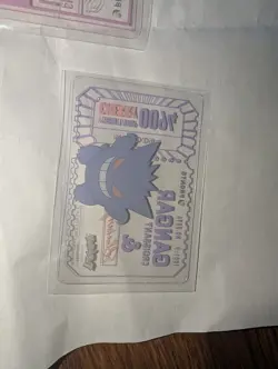 Gengar Pronto Cafe Card Promo 2025 Pokemon Japanese EX+ - Image 4
