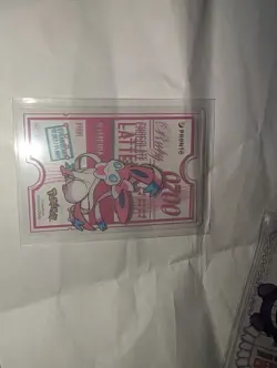 Sylveon Nymphia Pokemon × PRONTO CAFE PROMO Clear Card Japan 2025 - Image 1