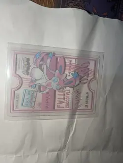 Sylveon Nymphia Pokemon × PRONTO CAFE PROMO Clear Card Japan 2025 - Image 3