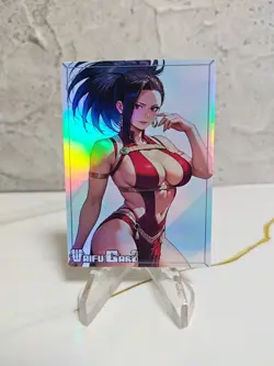 Momo Trading Card Waifu Goddess Story Anime Girl holo Karte Manga sexy Full Art - Image 1