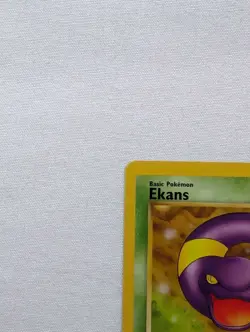 💎NM 1st First Edition Ekans #46/64 Fossil Set Pokemon Card 1999 WOTC TCG PSA - Image 3