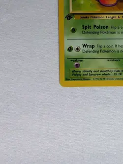💎NM 1st First Edition Ekans #46/64 Fossil Set Pokemon Card 1999 WOTC TCG PSA - Image 5