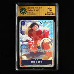 CCG GemMint 10 2024 ONE PIECE CHN .TCG Card P-075 P Monkey D. Luffy - Image 2