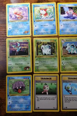 Pokemon 1st Edition Card lot of 15 Raikou 22/64 Neo, Jungle, Pokemon Cards MP-LP - Image 2