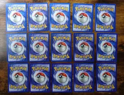 Pokemon 1st Edition Card lot of 15 Raikou 22/64 Neo, Jungle, Pokemon Cards MP-LP - Image 4