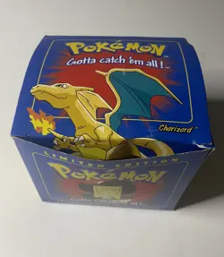 1999 Burger King Pokemon POKEBALL Gold-Plated Card - CHARIZARD #6 NEW & SEALED! - Image 1