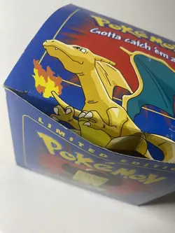 1999 Burger King Pokemon POKEBALL Gold-Plated Card - CHARIZARD #6 NEW & SEALED! - Image 2