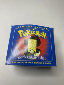 1999 Burger King Pokemon POKEBALL Gold-Plated Card - CHARIZARD #6 NEW & SEALED! - Image 4