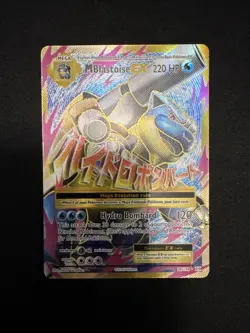 Pokemon TCG Mega M Blastoise EX Evolutions Full Art Ultra Rare Holo Card 102/108 - Image 5