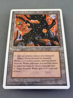 Mishra's Factory MTG 4th Edition -Unplayed Near Mint-Vintage Magic the Gathering - Image 3
