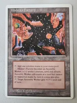 Mishra's Factory 4th Edition NM Near Mint MTG - Image 1