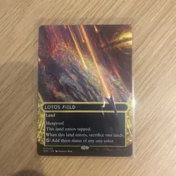 Lotus Field (0023) | Borderless | MTG [Edge of Eternities: Stellar Sights] | NM - Image 1