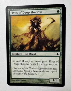Magic the Gathering MTG Ravnica ELVES OF THE DEEP SHADOW - Image 1