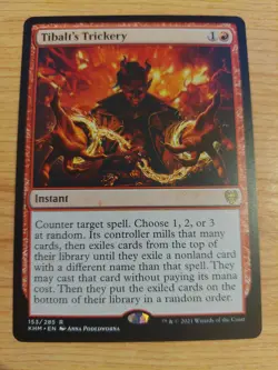 Tibalt's Trickery - 163/285 (Kaldheim) - Near Mint NM - Rare - Image 1