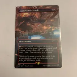 Aggravated Assault (Borderless) #1026 SLD MTG NM Non-Foil - Image 1
